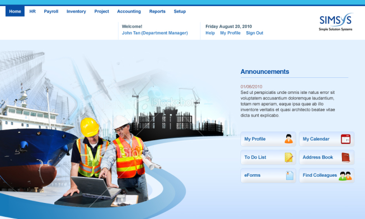 SIMSYS ERP